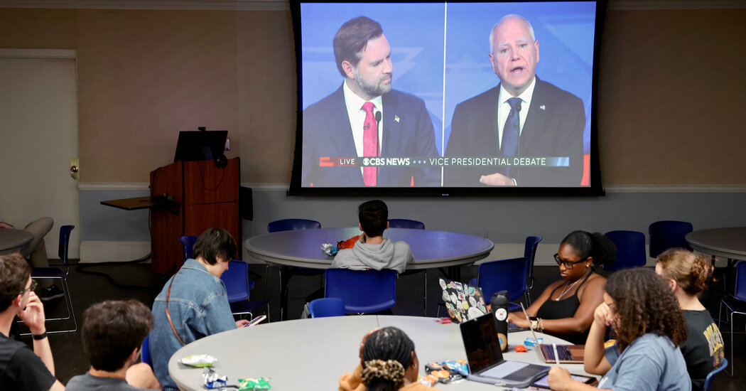 The Campaigns Need Younger People to Vote. Did the V.P. Debate Help?